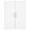 VidaXL vidaXL Wall Mounted Cabinets Bathroom Cabinet Cupboard Cabinet 2 pcs White 6