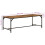 VidaXL vidaXL Dining Table 200x100x75 cm Solid Wood Rough Mango dining room table 9