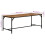 VidaXL vidaXL Dining Table 180x90x75 cm Solid Wood Rough Mango dining room table 4