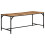 VidaXL vidaXL Dining Table 180x90x75 cm Solid Wood Rough Mango dining room table 11