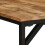 VidaXL vidaXL Dining Table 180x90x75 cm Solid Wood Rough Mango dining room table 5
