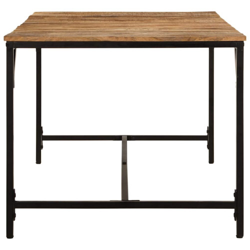 VidaXL vidaXL Dining Table 180x90x75 cm Solid Wood Rough Mango dining room table 2