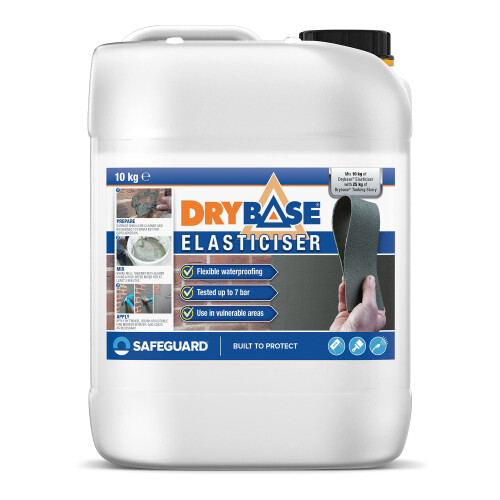 Drybase Elasticiser for Drybase Tanking Slurry to form Elasticised Waterproofing Slurry