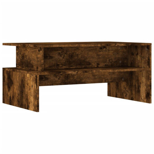 VidaXL vidaXL Coffee Table End Table Accent Side Table Smoked Oak Engineered Wood