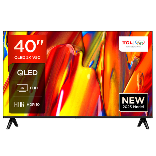 TCL TCL V5C 40 Full HD QLED Smart Android TV [2025] - 40V5C-UK