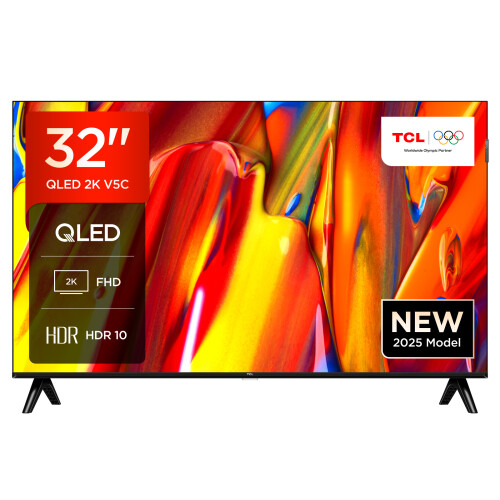 TCL TCL V5C 32 Full HD QLED Smart Android TV [2025] - 32V5C-UK