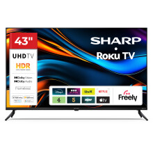 Sharp HJ4225K 43 4K Ultra HD Smart Roku TV [2025] - 4T-C43HJ4225KB