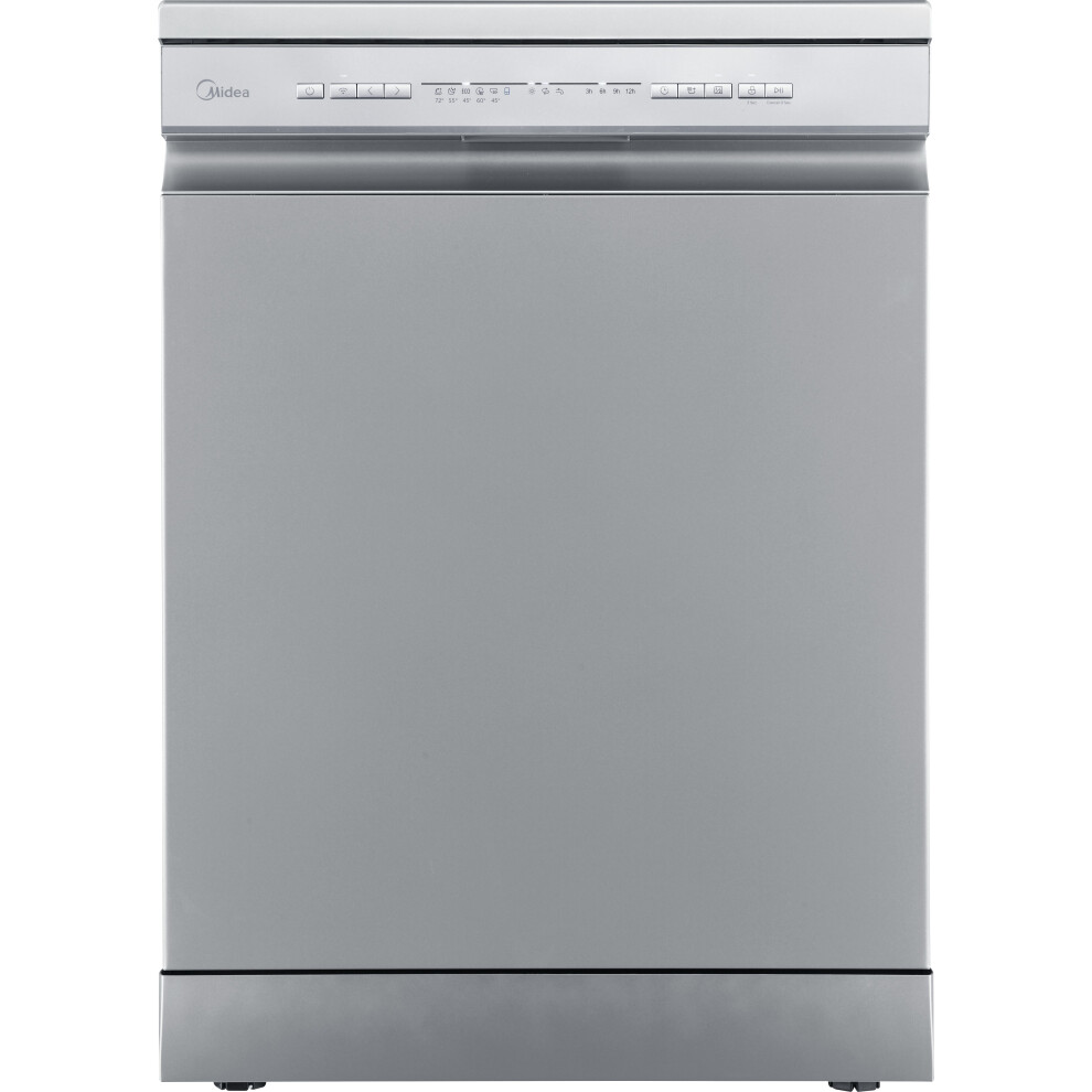 Midea Standard Dishwasher - Silver - E Rated