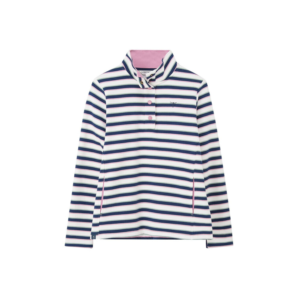 Lighthouse Women's Blue (Uk, Navy Sage Rose Stripe) Haven Jersey Size 12