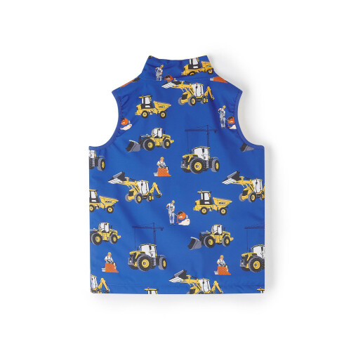 LightHouse (1-2 Yrs, JCB Pattern) Alex Kids Printed Gilet 1