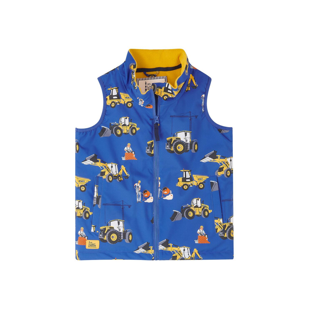 Lighthouse (6-7 Yrs, Jcb Pattern) Alex Kids Printed Gilet