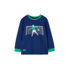 (6-7 Yrs, Football Print) Oliver Kids Long Sleeved Top