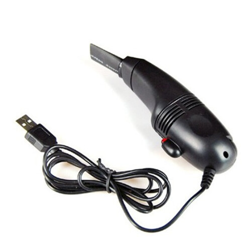 Mini aspirapolvere USB per tastiera per laptop e PC - Strumento per ufficio e casa - nero