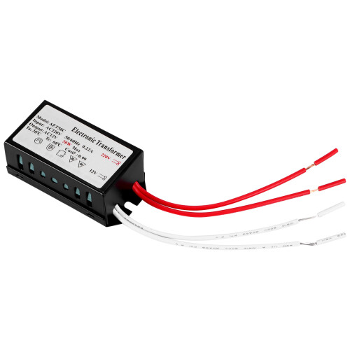 200-250V til 12V elektronisk transformer til halogenlys 50W 2