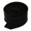 Svart polyester slips, smal, 57 tommer, for menn 5