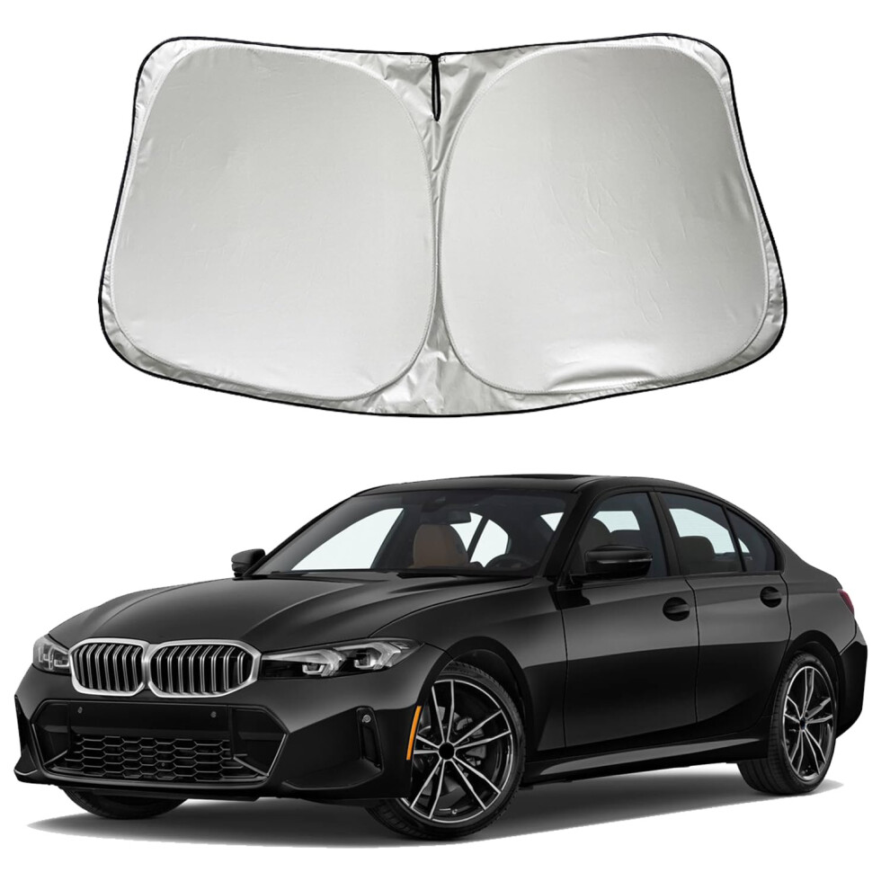 Car Windshield Sun Shade Compatible With Bmw 3Series 328I 335I 320I 330I 325I F30 F31 M3 E60 E61 689788456881