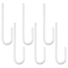 6 stk. Akryl U-formet rørbøjning til akvarie-CO2-system/diffuser