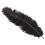 20 stk naturlige strudsefjer, 25-30 cm, sort, festdekoration 2