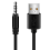 3,5-mm AUX-Klinkenstecker auf USB 2.0 Typ-A Lade-Kabel-Adapter für Auto MP3 1
