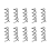 10 pezzi, 1 set, fermacapelli a spirale con vite, fermagli per capelli twist (Nero) 3