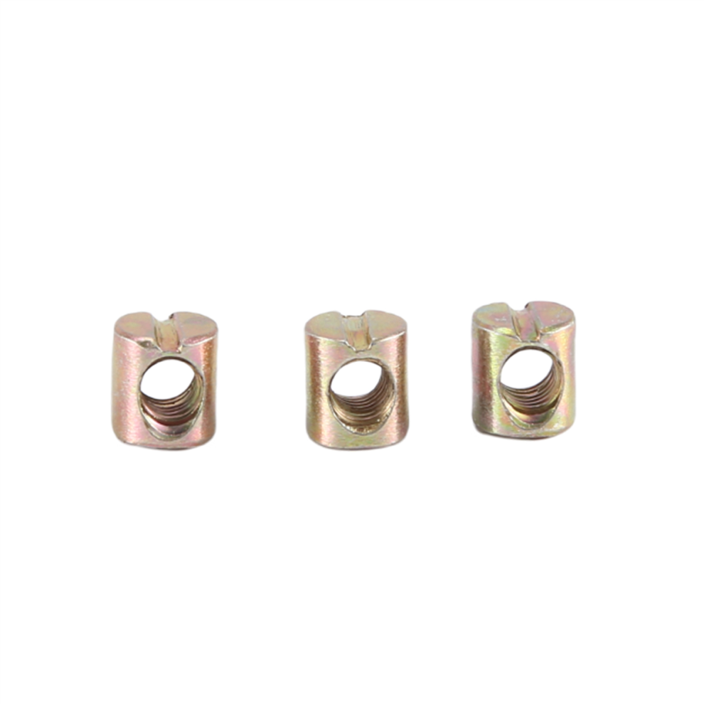 Photos - Nail / Screw / Fastener Jehiatek 10pcs M6 Bolts Dowel Slotted Furniture Nut for Beds Crib Chairs