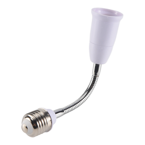 Bec LED cu suport pentru soclu, adaptor flexibil E27, extensie de 20 cm 2