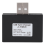 Bærbar mini USB-hub til 2-ports opladeradapter og splitter - dobbelt opladning til telefon og computer - sort 8