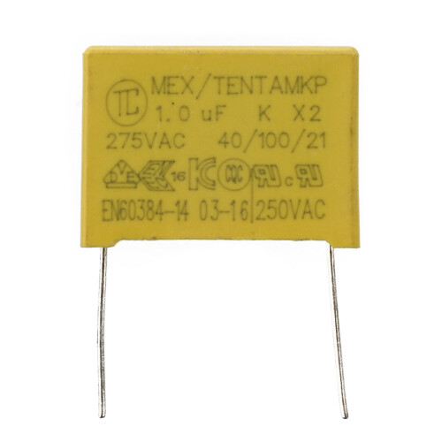 10 st AC 275 V 1 µF polypropenfilmsäkerhetskondensatorer 2
