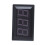 DC 0-99,9 V, 3 ledninger, LED-digitalt displaypanel, voltmetre, til bil og motor - RØD 4