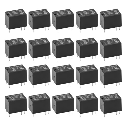 20 kpl Mini-elektroninen rele DC 12 V