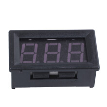 DC 0-99,9 V 3 fili Pannello a display LED digitale con voltmetro per auto/motore - ROSSO