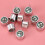10 pezzi capsula condensatore elettrete per microfono, 9,7 mm  7 mm, 2 pin 8