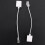 2x samec 8P4C / RJ45 RJ11 6P4C Ethernet adaptér M/F 8