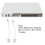 2x samec 8P4C / RJ45 RJ11 6P4C Ethernet adaptér M/F 3