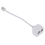 Divisor telefónico RJ11 6P4C de 1 a 2 hembras - blanco 8