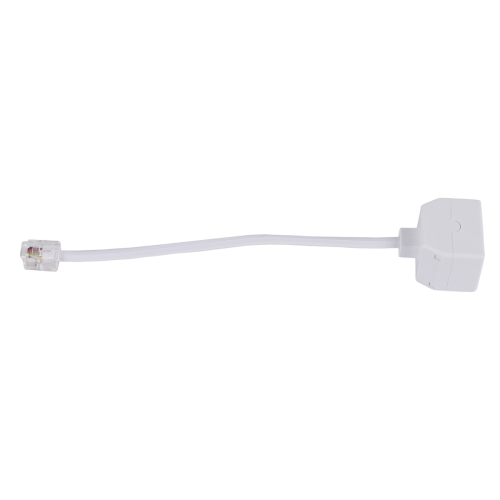 Divisor telefónico RJ11 6P4C de 1 a 2 hembras - blanco 1