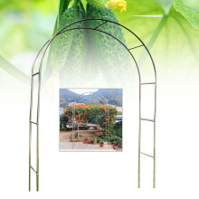 Metal Garden Arbor Garden Arch Trellis for Support Cucumbers Gardening Decorative Arch Stainless Steel
