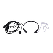 Microfone de garganta com vibração, headset com fone de ouvido para rádio bidirecional UV-5R UV-82 UV-B6 -888S walkie-talkie