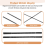 Scroll Saw Blades Plain End 5 Inch 24PCS 12 TPI Regular Tooth for Woodworking DIY 9