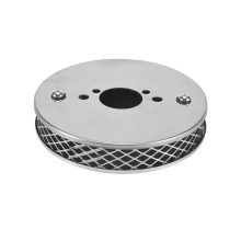 1 Stück Chrom-Pancake-Hochdurchfluss-Luftfilter für alle 1,25-Zoll SU HS2-Vergaser 143 cm