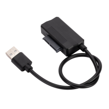 USB 2.0 adatkábel laptop külső optikai meghajtó házhoz, SATA7P+6P – 30 cm, CD-ROMhoz