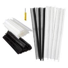 1200 buc. accesorii pentru etichete cu 1 ac mini, atașamente din plastic de 0,18 inch pentru prinderea rapidă a hainelor A