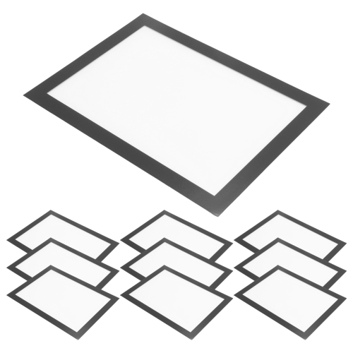 10PCS A5 Magnetic Diamond Art Frames, Self Adhesive Picture Frame Frames Display Black 1