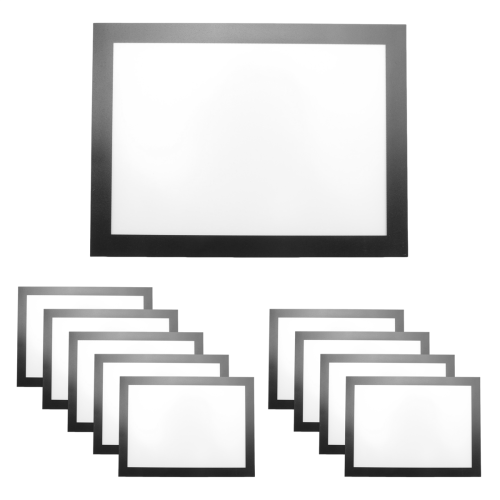 10PCS A5 Magnetic Diamond Art Frames, Self Adhesive Picture Frame Frames Display Black 2