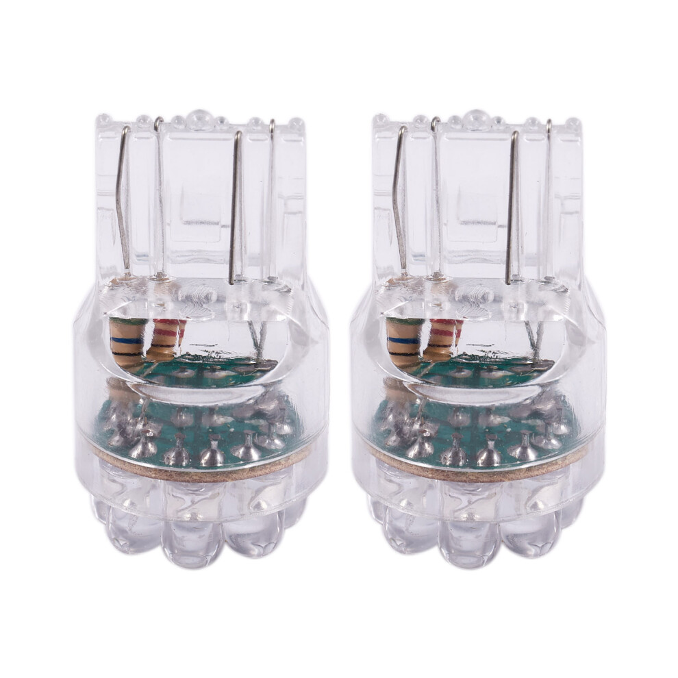 2X T20 7443 7440 9 Leds Seã±Al De Del Freno Luces Traseras Bombillas Lã¡Mparas Dc 12V 4853518190963