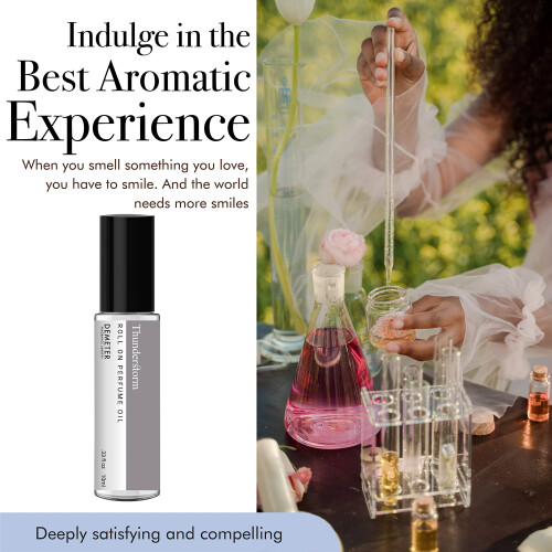 DEMETER Thunderstorm Roll On Perfume Oil  033 Oz  Long-Lasting 1