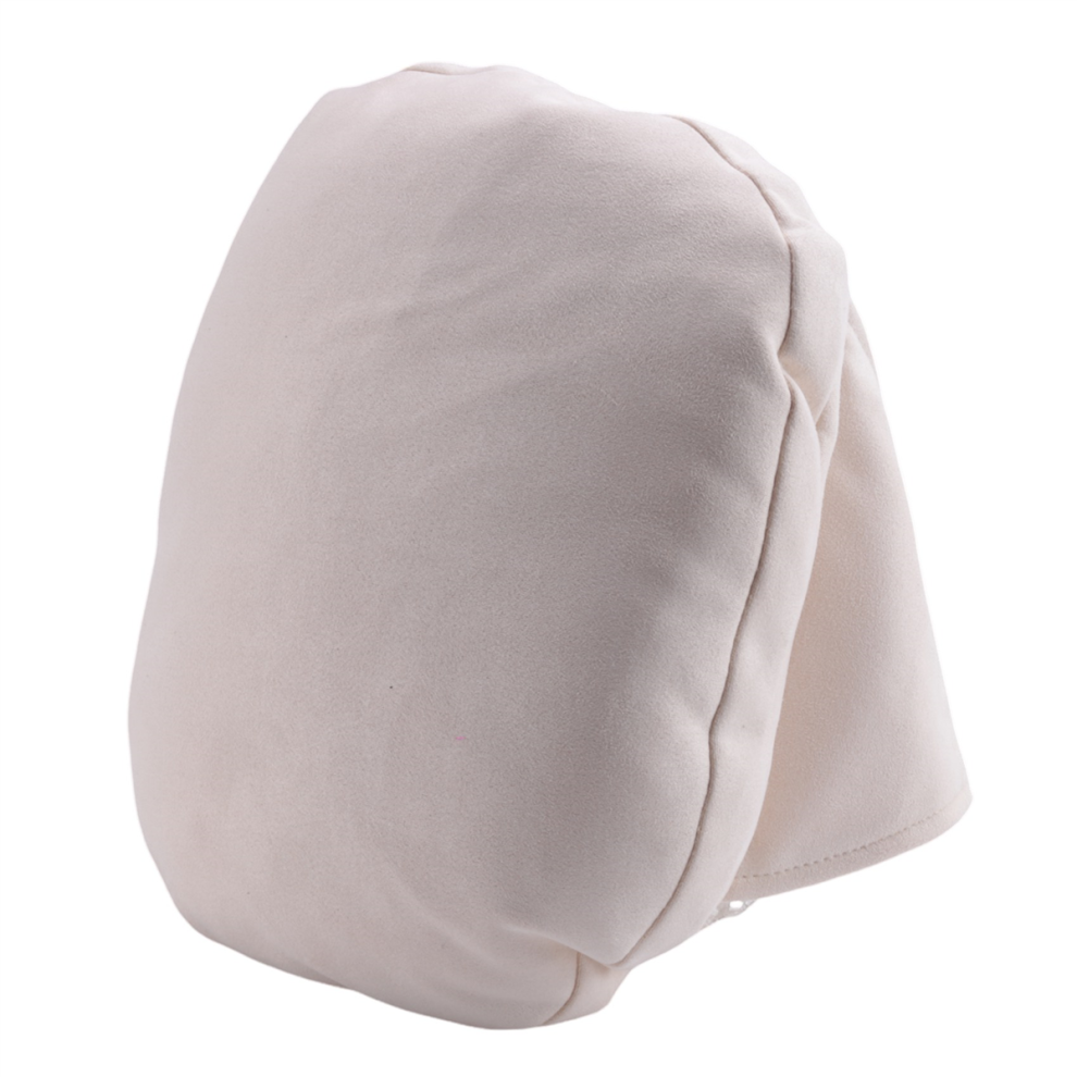Housse D'appui-Tãªte De Coussin Siã¨Ge Cou Ultra Doux Universel Voiture Pour - Beige 4853518198662