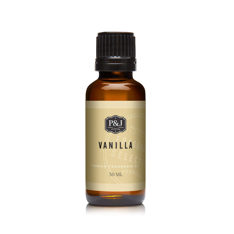 P&J Fragrance Oil Vanilla Oil 30Ml - KerzendüFte FüR Die Kerzenherstellung Freshie Scents Seifenherstellung ZubehöR Diffusor ÖL DüFte-image