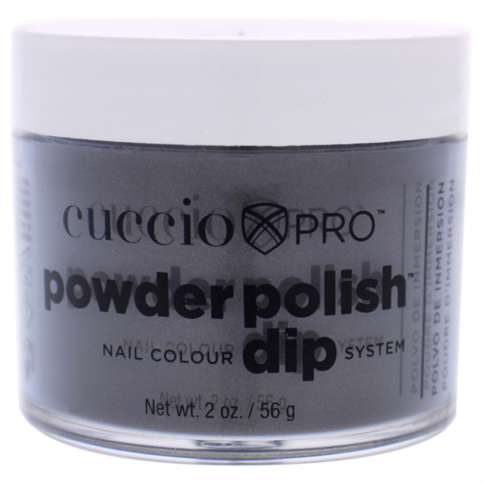 Cuccio Colour Silver,Grey Pro Powder Polish Nail Colour Dip System - Silver With Grey Undertones By For Women - 1.6 Oz Nail Powder
