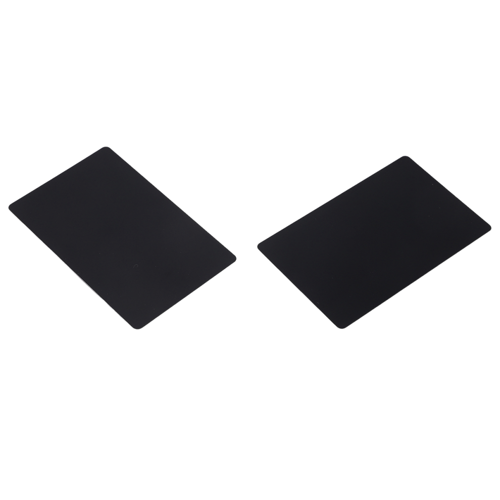 100 Piã¨Ces De Gravure Sur Mã©Tal Vierge, Feuille D'aluminium, Au Laser Cartes Visite, Cadeaux Diy, Noir Mat 4853518104182